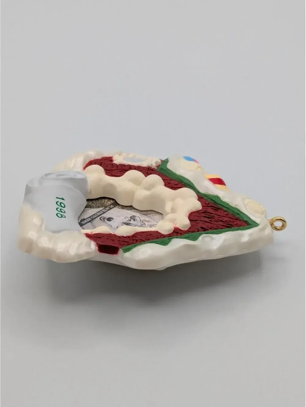 Hallmark Keepsake Special Dog Photo Holder 1998 Vintage Christmas Ornament